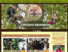 Tablet Screenshot of climbtreeswithearthjoy.com